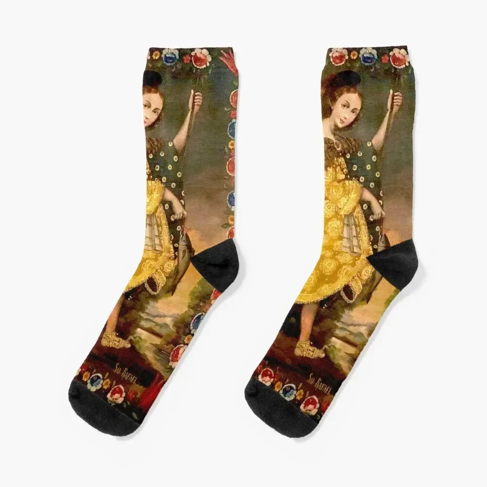 

Archangel St. Raphael - Saint Raphael Socks Antiskid soccer winter gifts Men's Socks Luxury Women's