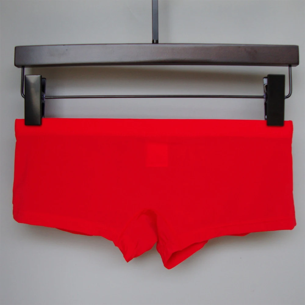 رجل شير شبكة الملاكم ملخصات الملابس الداخلية تنفس نسيج الحرير الجليد انظر من خلال جذوع الملابس الداخلية للارتداء النشط وغير الرسمي #3