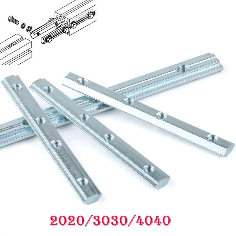 

4pcs 2020 Aluminum Connector Bracket Fastener With M5 Screw For 20series EU Standard Aluminum Profile Straight Line Connector