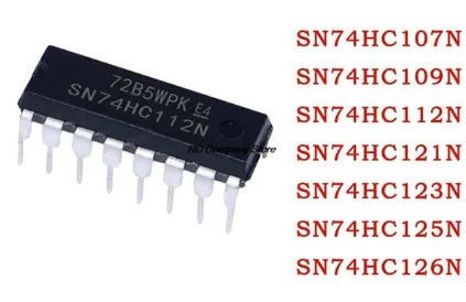 

100PCS SN74HC107N SN74HC109N SN74HC112N SN74HC121N SN74HC123N SN74HC125N SN74HC126N DIP New original