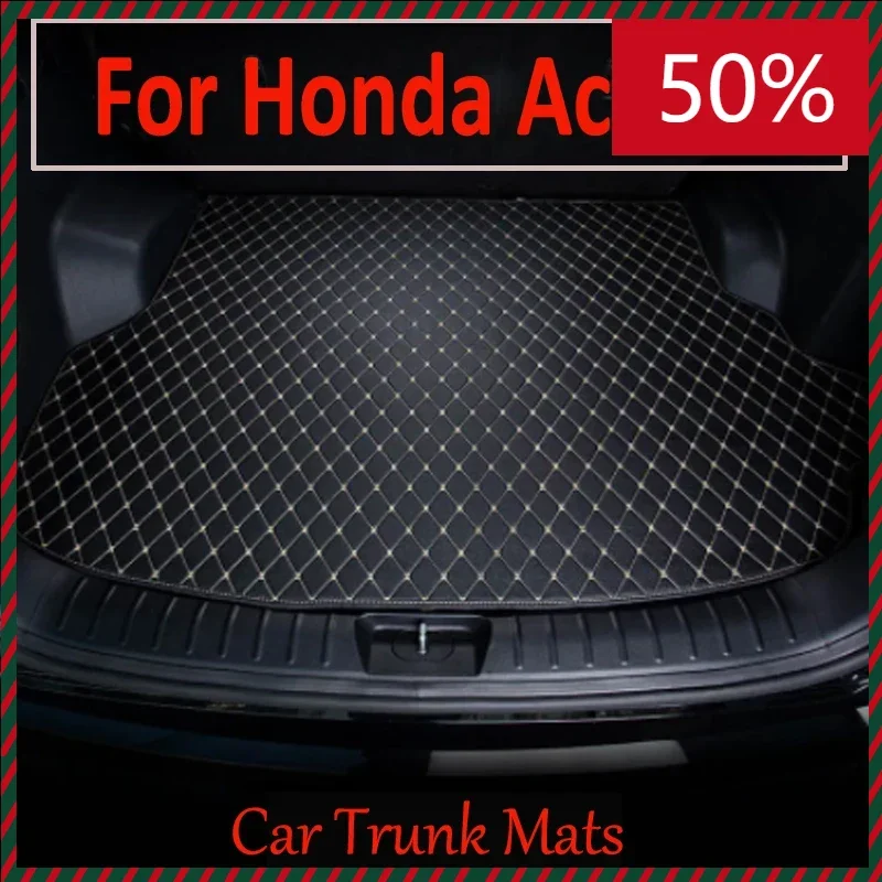 Car trunk mat for Honda Accord Eighth generation 2008 2009 2010 2011 2012 2013 cargo liner carpet interior accessories cover