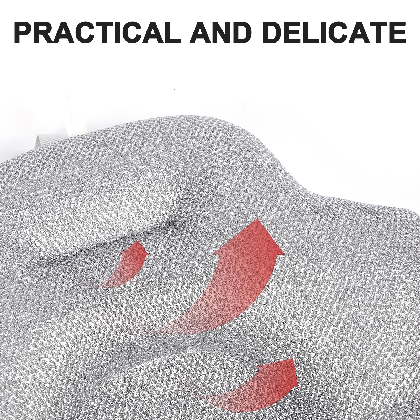 

3PCS AntiSlip Bath Mat Baby Pad Inflated Bathtub Seat Flexible Cushion Cartoon Pattern Floating Pillow 3 Way Buckle for Kids