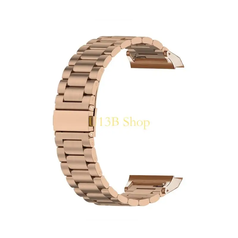 U13b para Cyber ​​Wrist Band Metal Strap Sweat Profof Sweatless Belt Bracelet WatchBand