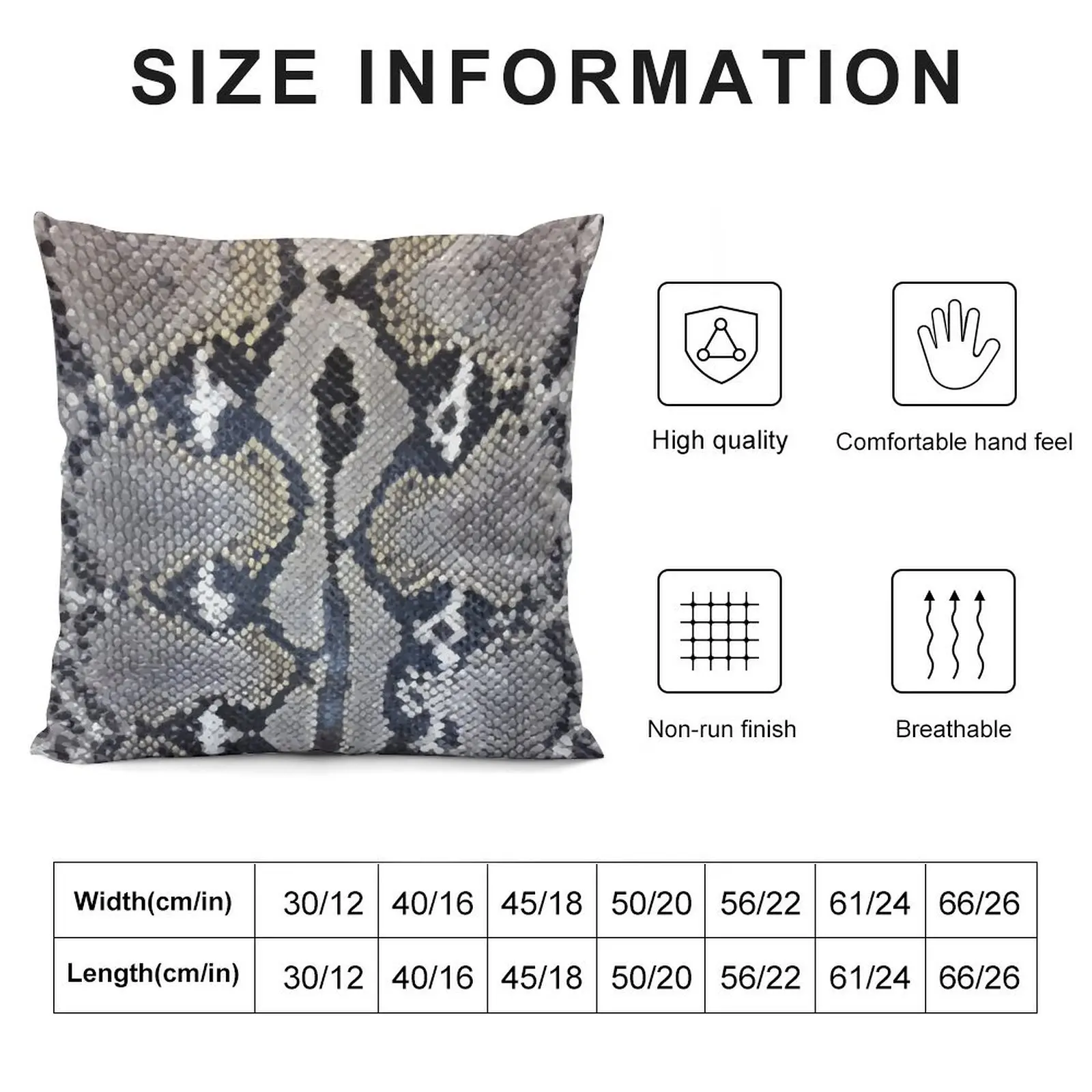 Python snake skin texture design Throw Pillow pillowcases for sofa cushions christmas pillowcases pillow