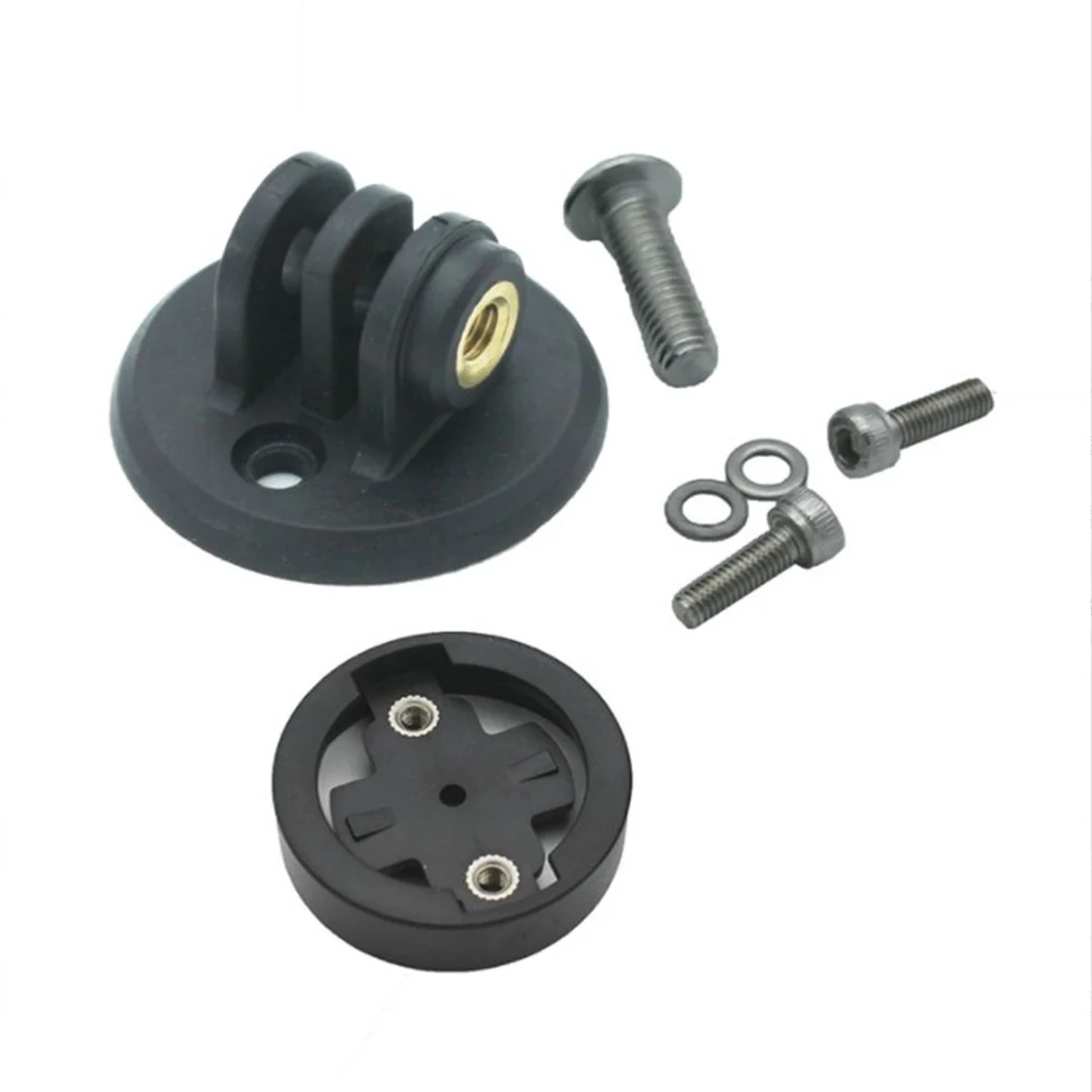 1Set mountain Road Bicycle Camera Adaptor Mount Computer Base Kit ForGoPro Garmin Bracket Adapter