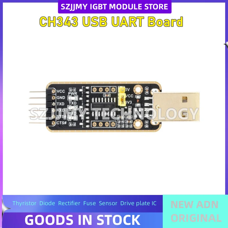 CH340/343 module USB to TTL and TTL to USB serial port communication, new version, high-speed, multiple protections