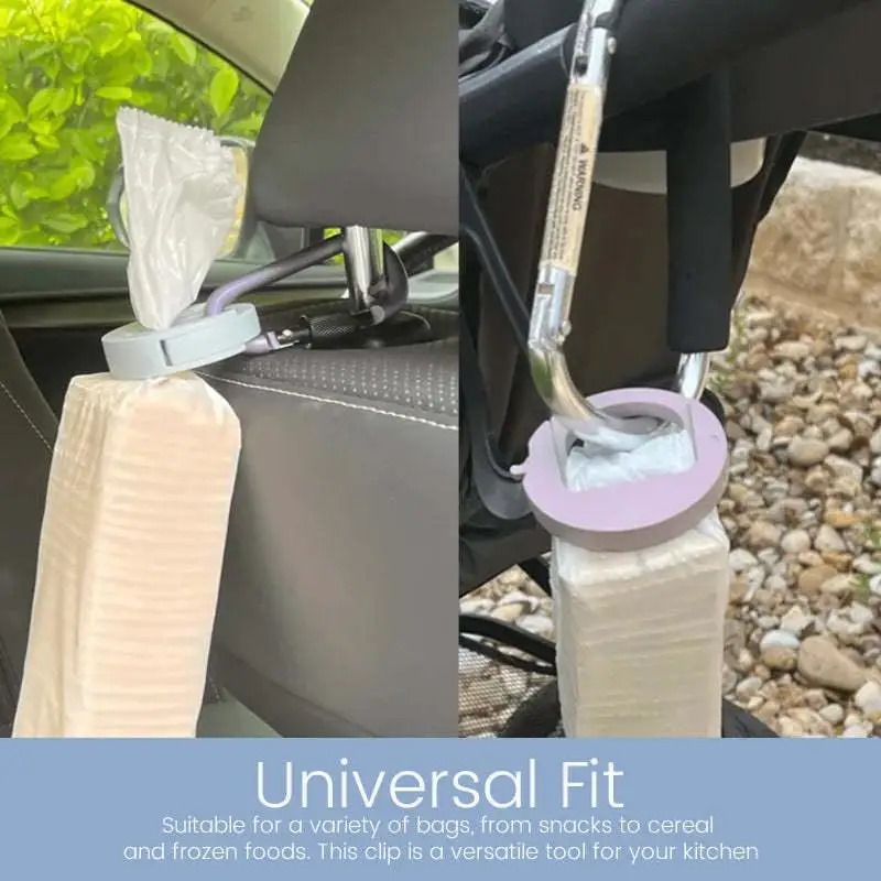 الغذاء ختم حقيبة الوجبات الخفيفة كليب المطبخ تخزين الرطوبة مقاومة الطازجة حفظ المحمولة حقيبة بلاستيكية مقاطع الختم #4