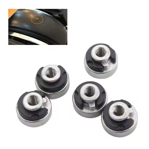 5xMotorcycle Rear Fender Seat Bolt Screw Mount Nut For Harley Davidson Electra Glide Dyna Sportster Softail Universal Wholesale