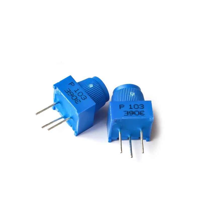 10PCS 3386P-1-103 Top adjustable 10K Precision Adjustable Potentiometer With Hat, Direct Insertion, Environmentally Friendly