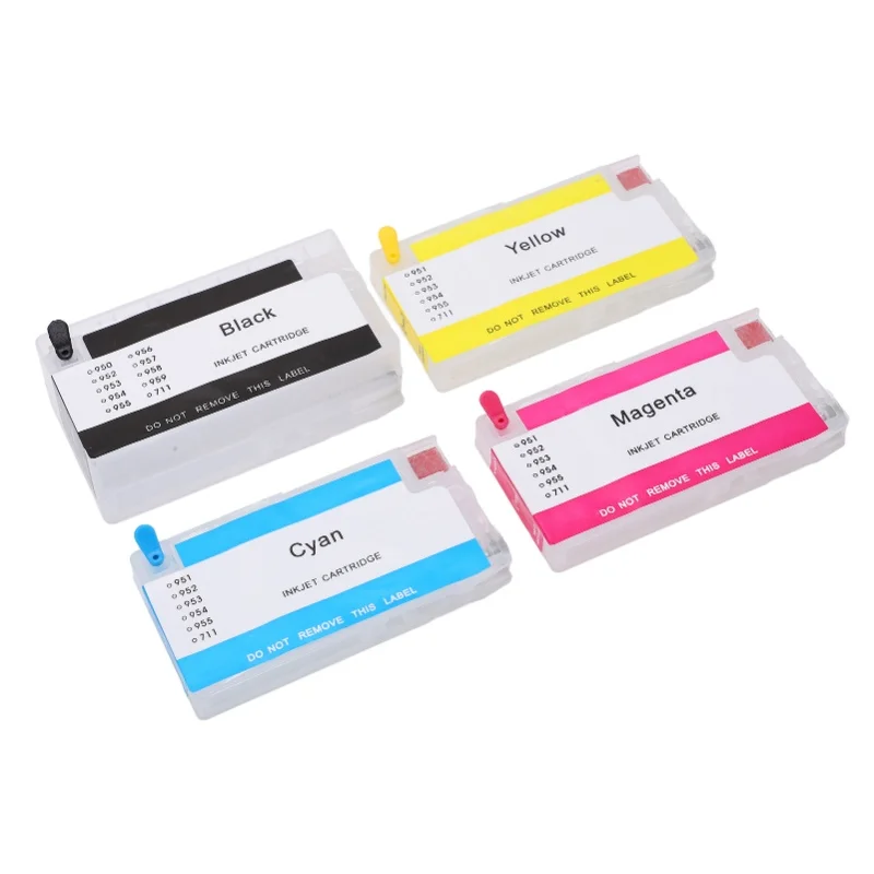 4 Colors Ink Cartridge Replacement Refill Inkjet Box Printer Accessories For Officejet Pro