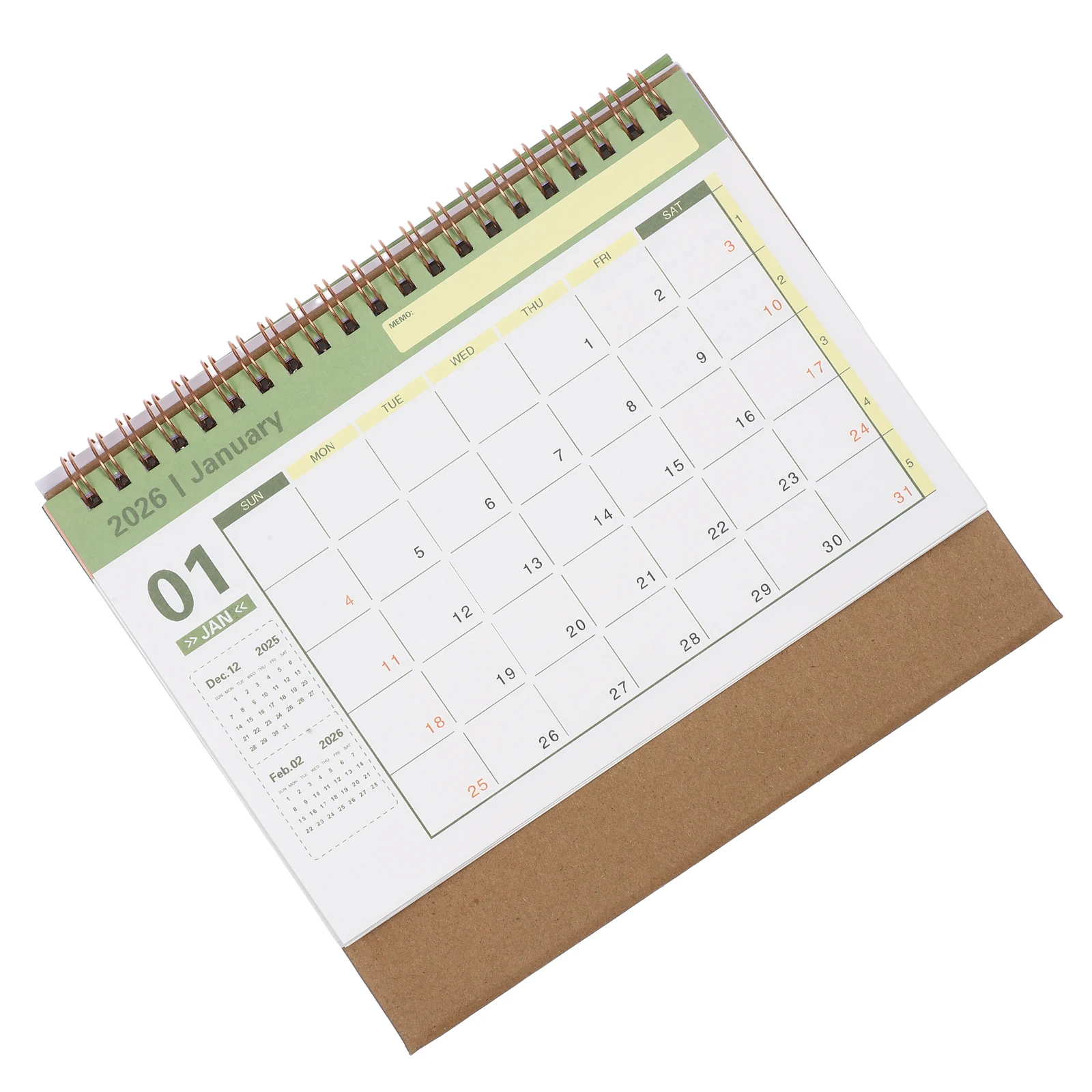 

Minimalist 2026 Table Calendar Durable Material For Long Term Use Practical Favor Idea For Colleagues