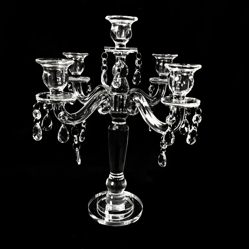 Crystal Candle Holder Wedding Candles Holders Aesthetic Elegant Vintage Candlestick Luxury Decorative Candlesticks Home Decor