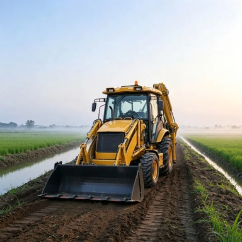 3.5 Ton Front End Loader Backhoe Backhoe Excavator Loader 4x4 with Bucket for Landscaping Material Handling Work Use Site