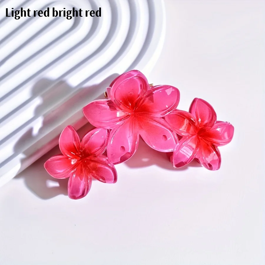 مجموعة واحدة من مشبك شعر على شكل زهرة متباينة الألوان للسيدات يوميًا بمشاهد مختلفة تستخدم شعرًا كثيفًا وشعرًا رقيقًا كهدية للعطلات شعر مانع للانزلاق #6