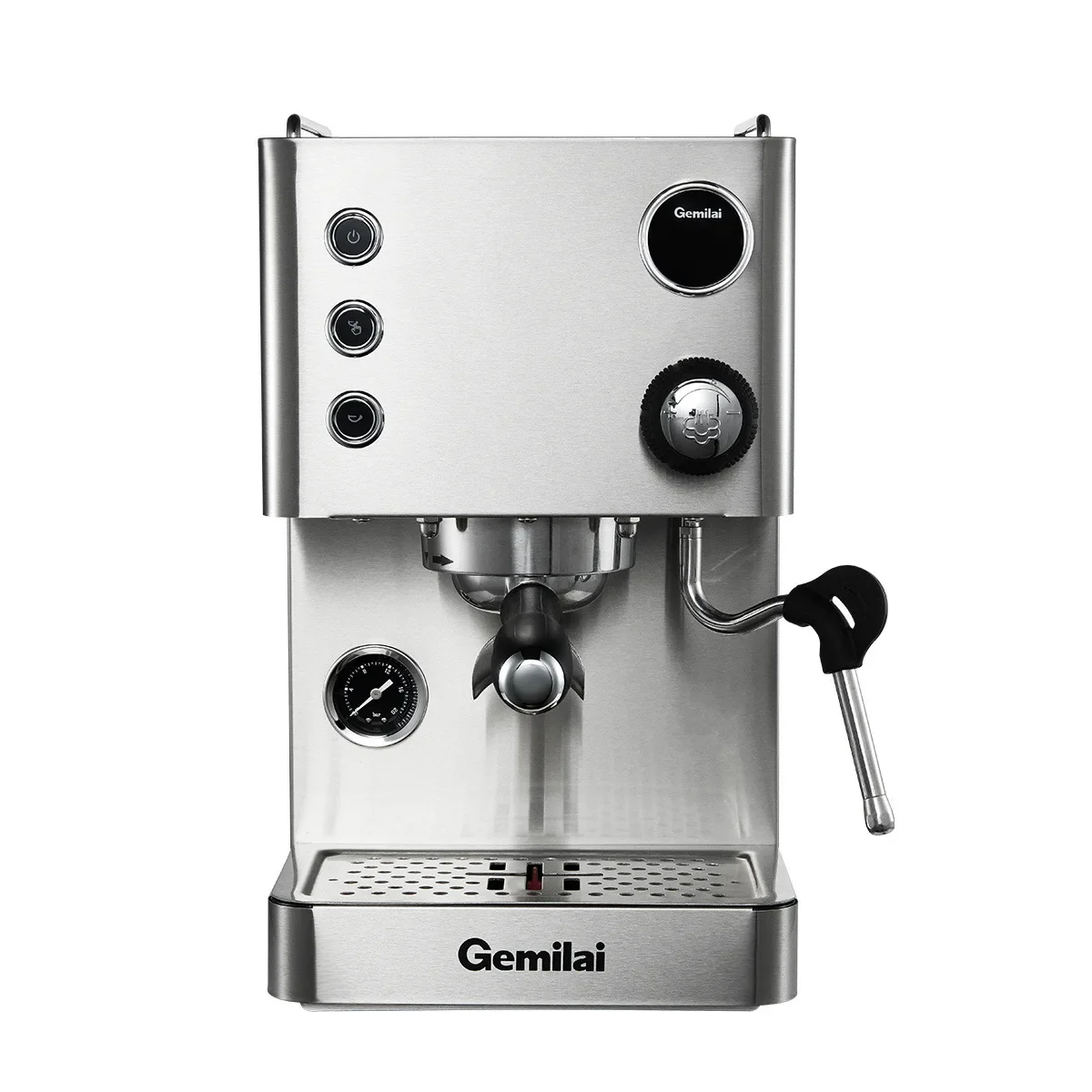 Italian Semi-automatic Coffee Machine Small Household Coffee Machine with Adjustable Temperature Milk Frothing Steam Machine