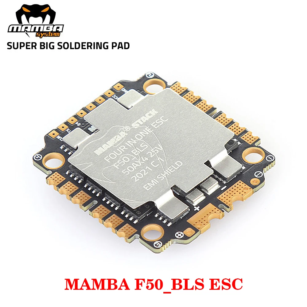 DIATONE MAMBA F40 MK2 / F50_BLS BLHeli_S CH40 4in1 ESC Dshot 300-600 Installation 30.5mm/M3 4-6S For RC FPV Racing Drone