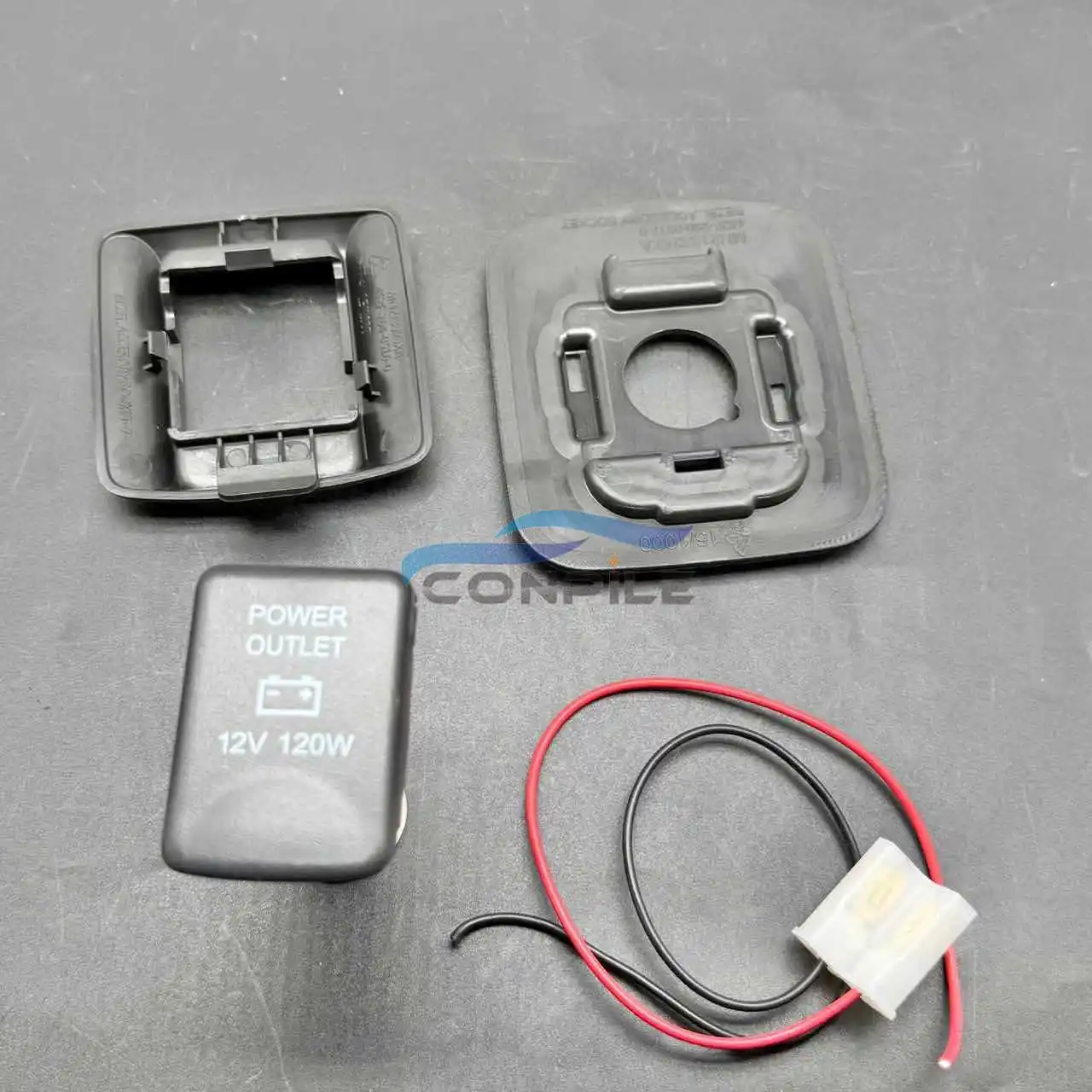 

for Mitsubishi Outlander rear trunk cigarette lighter socket power pick-up port