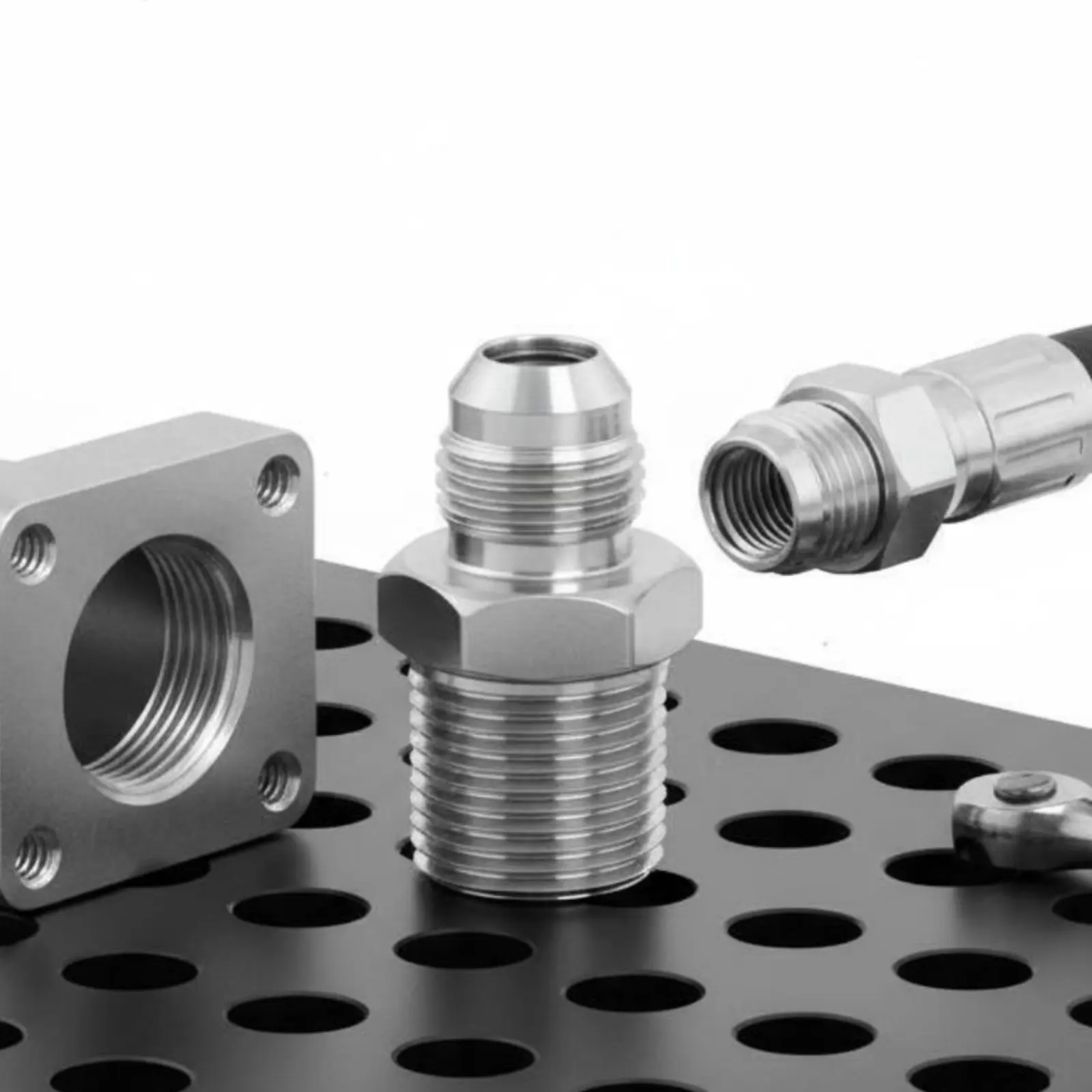 

15 Pieces JIC Flare Fitting Leak Proof Hydraulic Hose Fitting NPT Male Adapter Precision Machined JIC Adapter