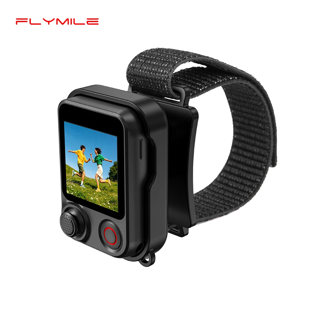 Flymile Silicone Case with Wrist Strap Mount for DJI Pocket 4P FrameTap Viewfinder Remote Contro Bracket Wrist Band Holder
