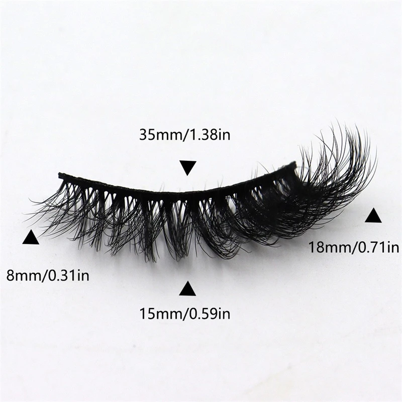 Europäische schwarze dick-dicke Imitation Wasservögel-Daunenhaar-Wimpern Längliche 3D-Lockenwimpern für verbesserte Augenschönheit