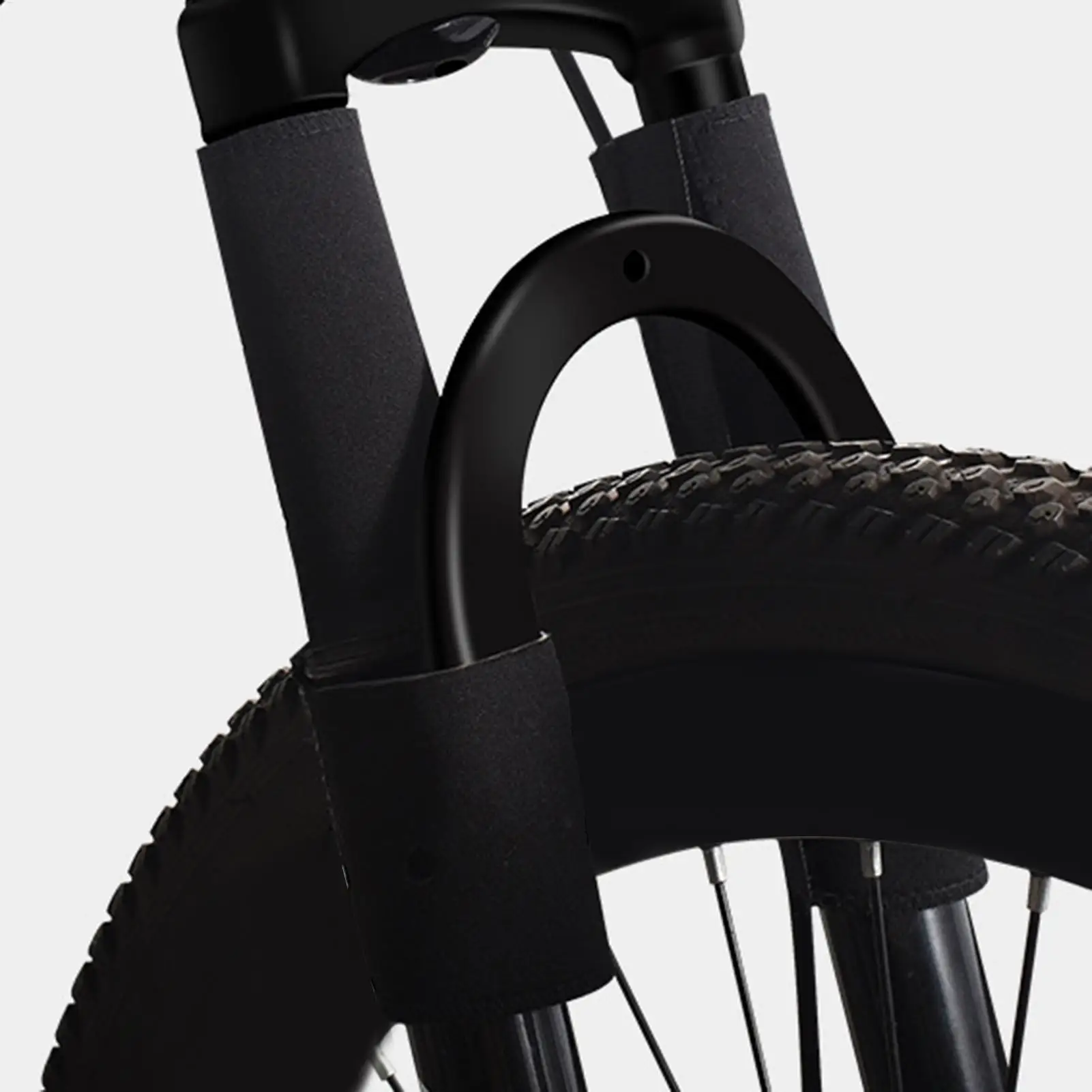 Bike Front Fork Protector Cover Dustproof Waterproof Bicycle Fork Protective Sleeve, Universal MTBs Shock Absorber Guard
