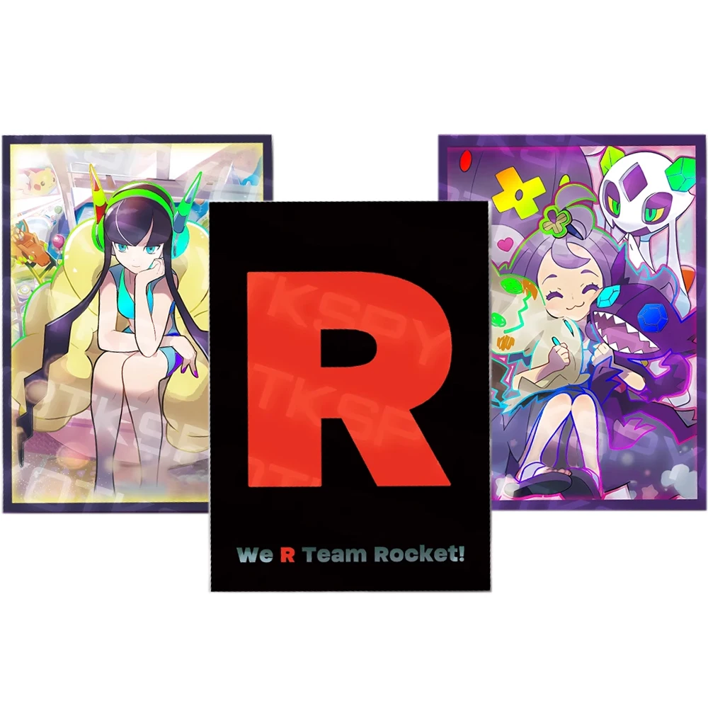 60-pcs-set-pokemon-foguete-equipe-cartao-mangas-anime-pokemon-trainer-acerola-elesa-diy-ptcg-jogo-colecao-cartao-conjunto-brinquedos-67-92mm