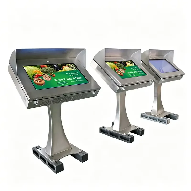 YDH-C71 Smart Table Bright Outdoor Capacitive Screen Ad Stand Kiosk Lcd Advertising Displays 2000cd/m High