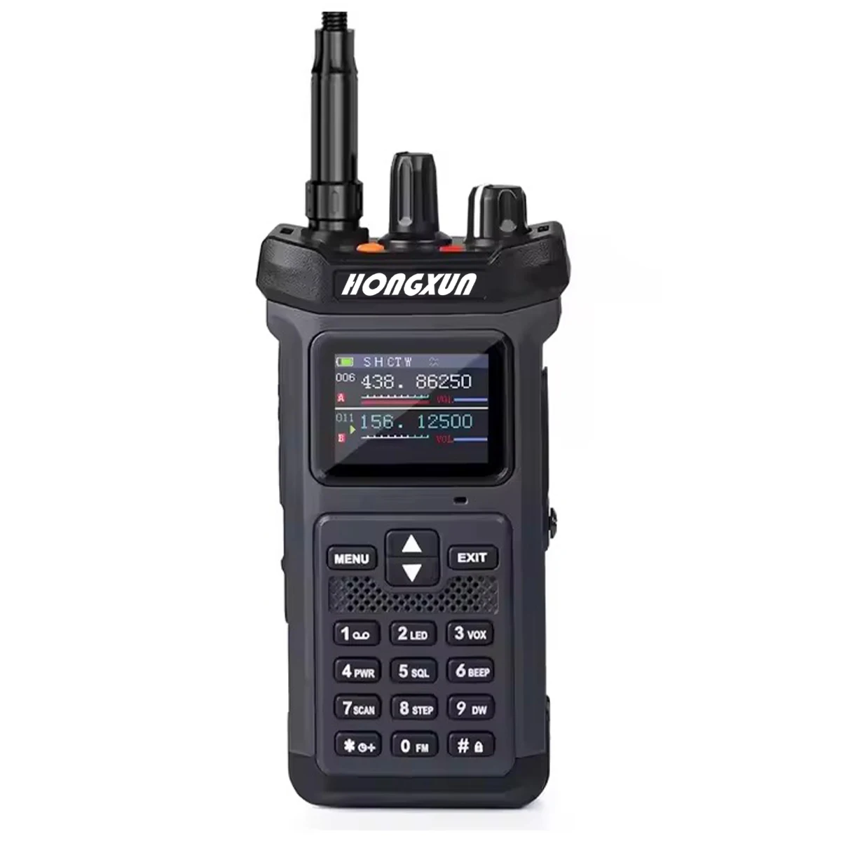 

HX-8500 VHF UHF Dual Frequency 20W Outdoor Industrial High Power Intercom Walkie Talkie With Flashlight Reverse Charging FM IP