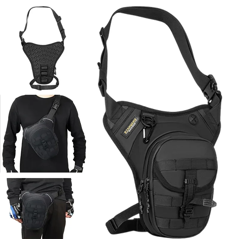 

Drop Leg Bag Men's Women's Motorcycle Leg Bag Tactical Waist Bag Outdoor Thigh Leg Bag Pack for Hiking Mountaineering Bicycling