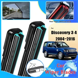 Car Windscreen Wipers For Land Rover Discovery LR3 LR4 3 4 2004~2016 Front Hybrid Wiper Blades Window Brushes Auto Accessories