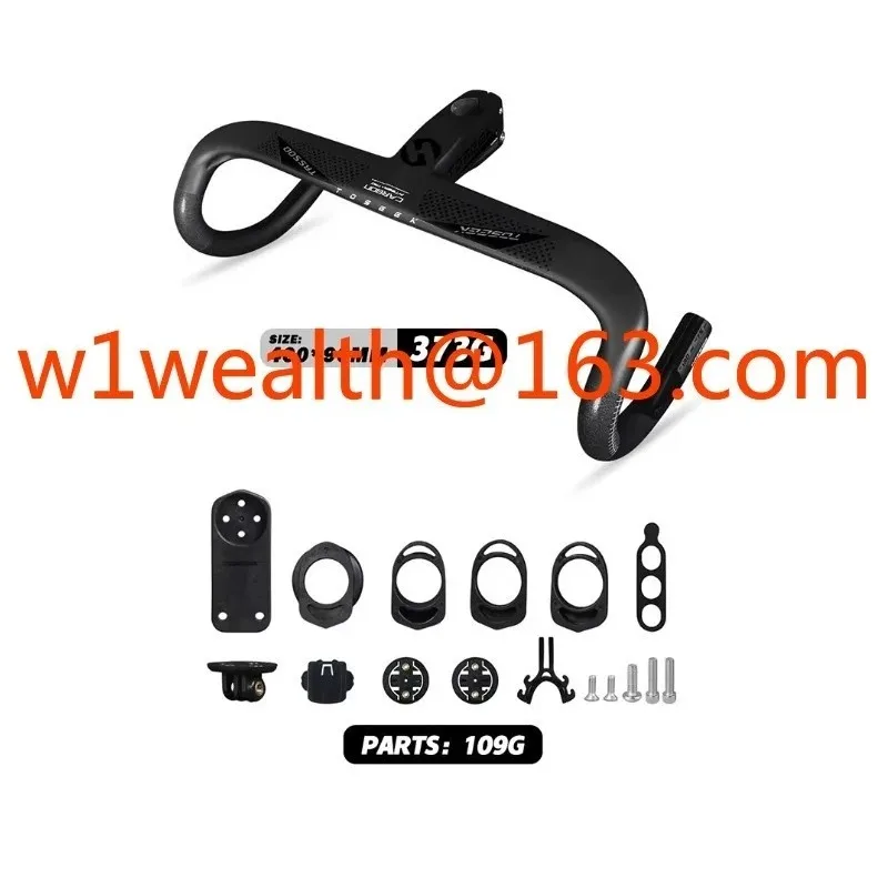 

With Bicycle Bracket Handlebar Bicycle Accessories TR5500 Carbon Road Integrated Handlebar 28.6 Mm Carbon Handlebar