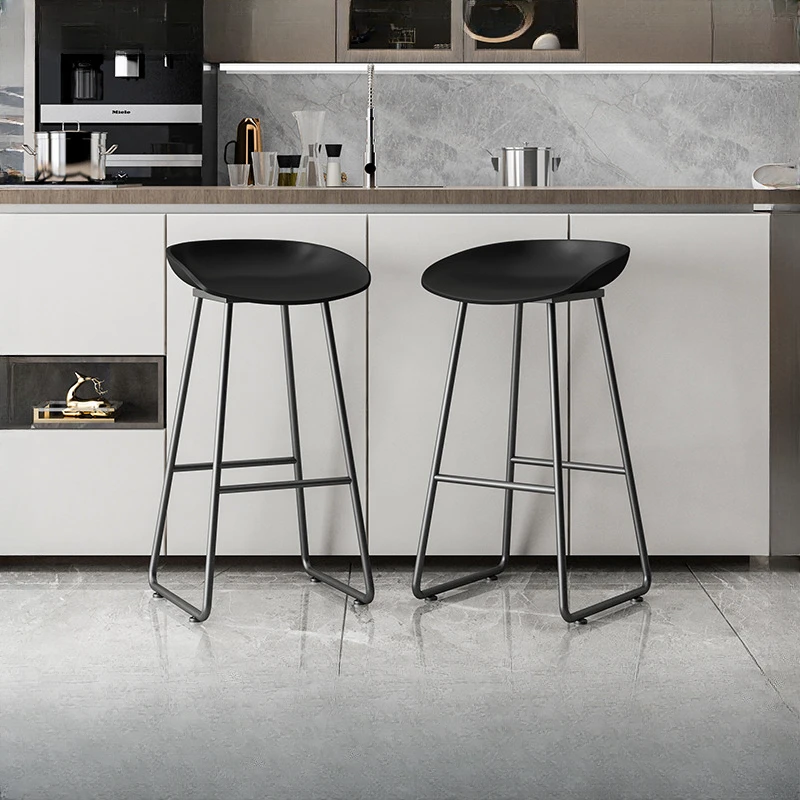 

High Stools Kitchen Bar Chairs Accent Nordic Reception Desk Bar Chairs Nordic Metal Modern Poltrona Silla Home Furniture