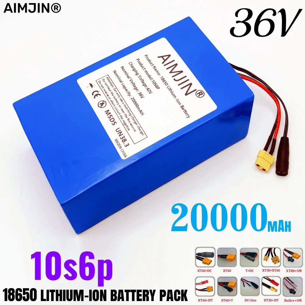 10S6P 36V 20Ah Lith…