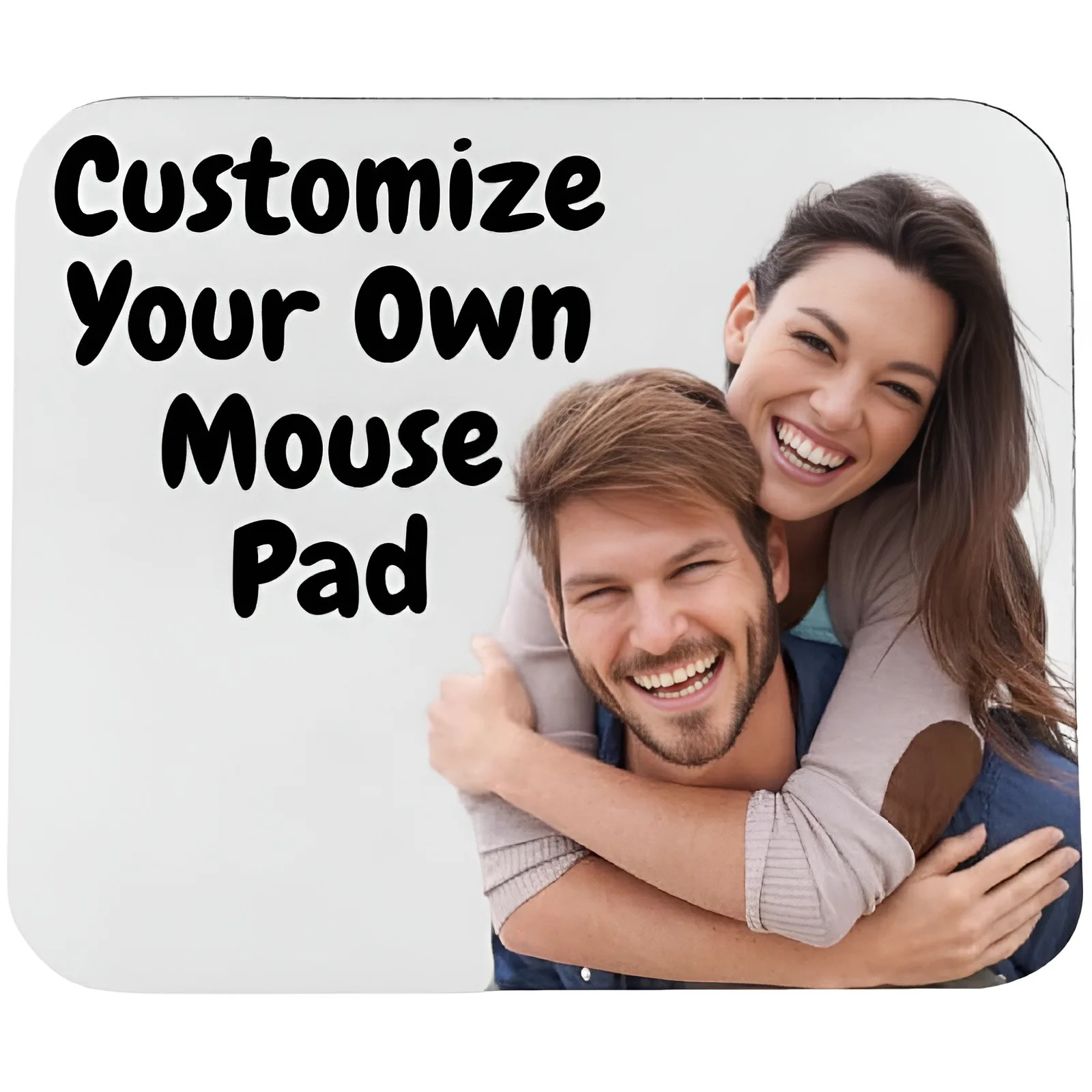 Customized photo mouse pad - Personalized design, anti-slip and heat-resistant office gaming table pad, suitable for rectangular