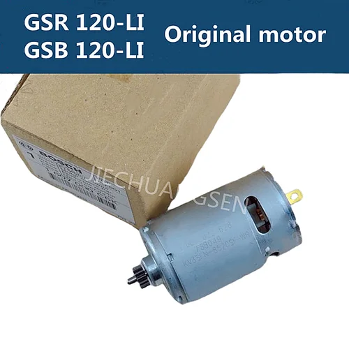 Motor GSR 120-LI DC GSB 120-LI, 12V, 13 dientes, 8022 uso para Bosch, accesorios de taladro recargables de litio