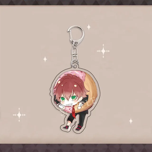 5CM Anime Komori Yui Sakamaki Ayato Reiji Doughnut Key Chains Artistic Creative Fashion Jewelry Pretty Unique Design Accessories