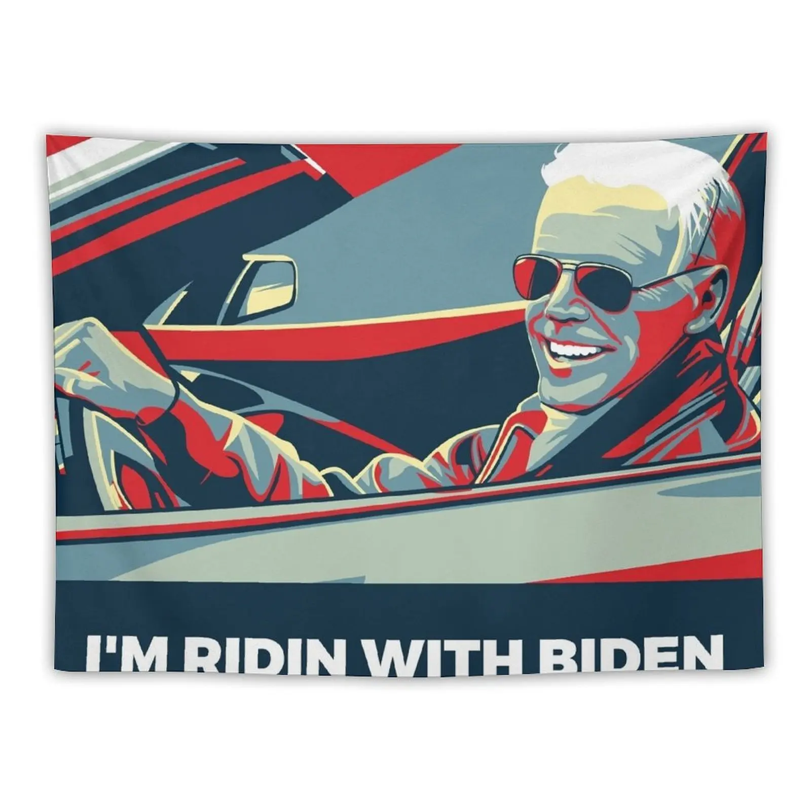 I’M RIDIN WITH BIDEN Tapestry Decor For Bedroom Home Supplies House Decoration Tapestry