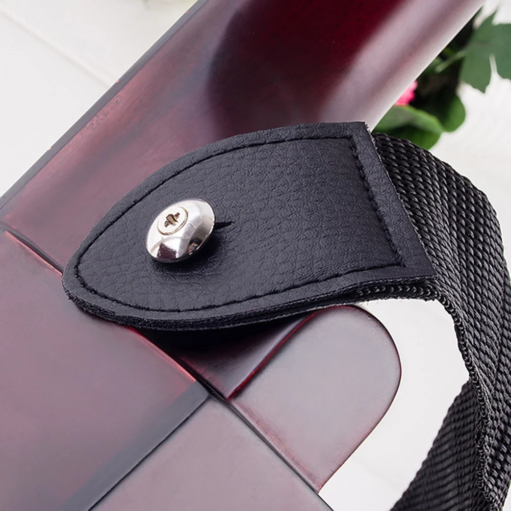 Sangle de guitare universelle en Nylon, matériau pour basse électrique acoustique, guitare classique, confort réglable, ajustement noir, maintien sécurisé