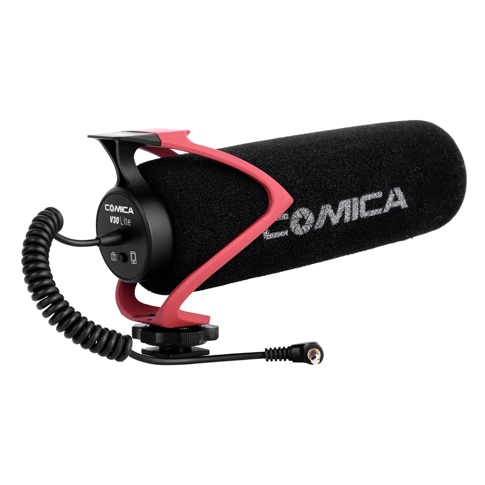 

Comica CVM-V30 LITE Video Microphone Condenser Volgging Recording Mic for Canon Nikon Fuji DSLR Camera,Microphone for Smartphone