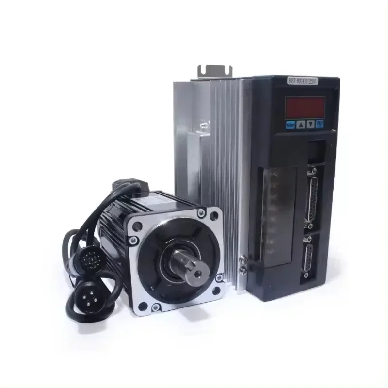 

Cross-border220V 750W 3000RPM 2.4N.m 90ST-M02430 0.75kw Servo Motor AC Motor, With Actuator Servo Drive AASD-15A