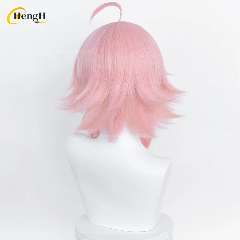 In Stock Anime Synthetic Tori Himemiya Cosplay Wig Unisex Long 40cm Pink Wig Heat Resistant Hair Halloween Party Wigs + Wig Cap