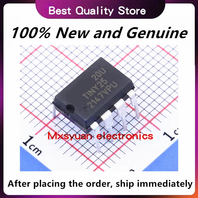 5PCS~20PCS/LOT ATTINY25-20PU ATTINY25 DIP8 New original