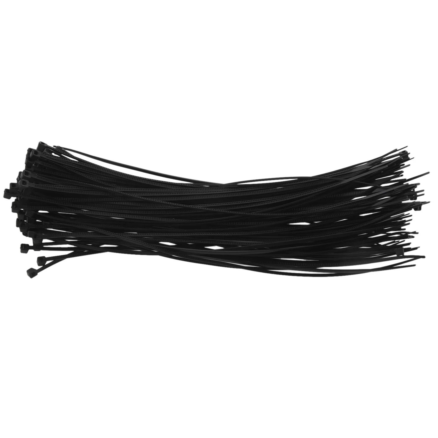 100 bridas negras finas para ordenar cables, bridas con cremallera, envoltura de correa de 200mm x 3mm