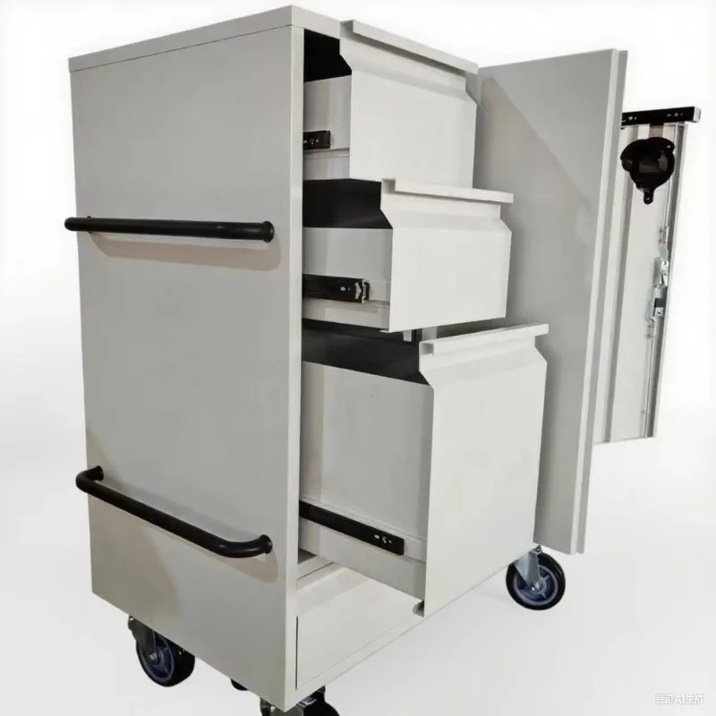 

Premium Mobile Horse Saddle Box, Lockable Steel Construction for Secure Tack Storage | Professional Equestrian Stable Equipment