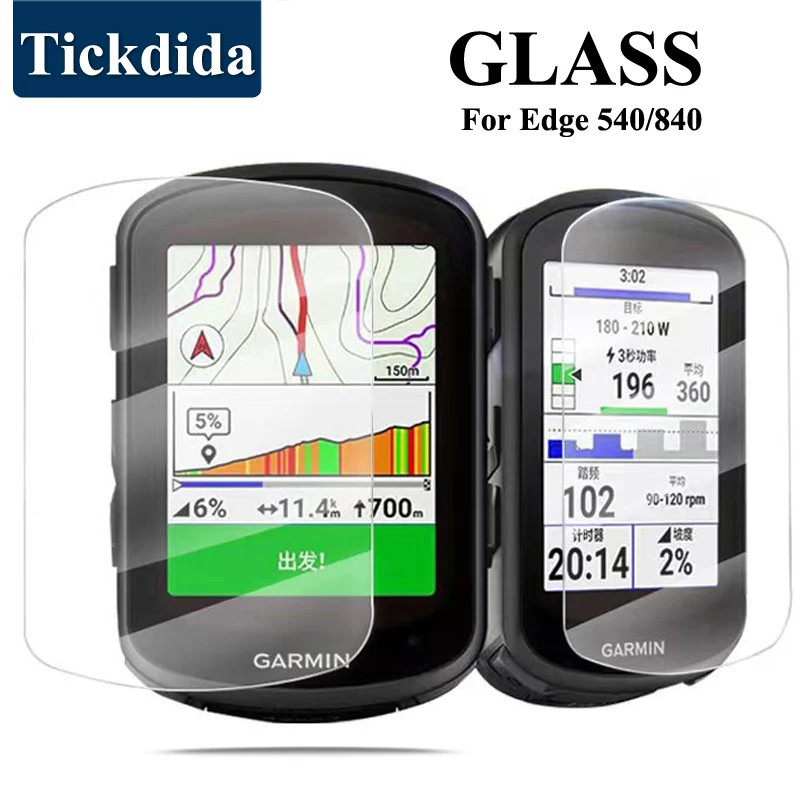 Vidrio Templado Premium 9H para Garmin Edge 840, Edge 540, 530, 830, película protectora antiarañazos para pantalla de reloj inteligente