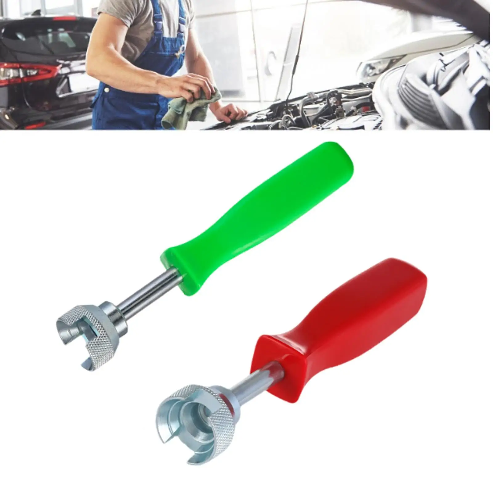 

Brake Spring Compressor Comfortable Handle Universal for Truck High Hardness Rust Resistant Truck Brake Spring Tool Replacement