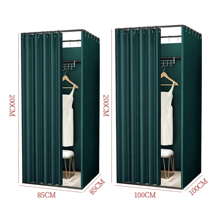 Luxury Mobile Dressing Room Portable Curtain Clothing Store Fitting Rooms Sale Fitting Room