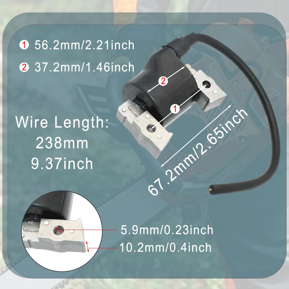 Outdoor patio equipment ignition coil 21121-2008 For Kawasaki FB460V/FC400V/FC420V Engine  Durable accessories