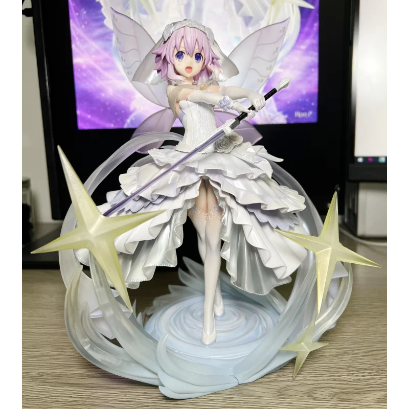 Anime Broccoli Super Dimensional Game: Neptune Figure 1/7 Neptune Action Figure Toys Collectible Ornaments Model Toy