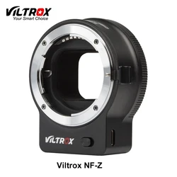 Viltrox NF-Z pierścień do mocowania obiektywu automatyczne ustawianie ostrości elektroniczny AF dla Nikon F obiektyw kompatybilny Z aparatami Z zamontowaniem Z 5 Z6 II Z7 II Z50